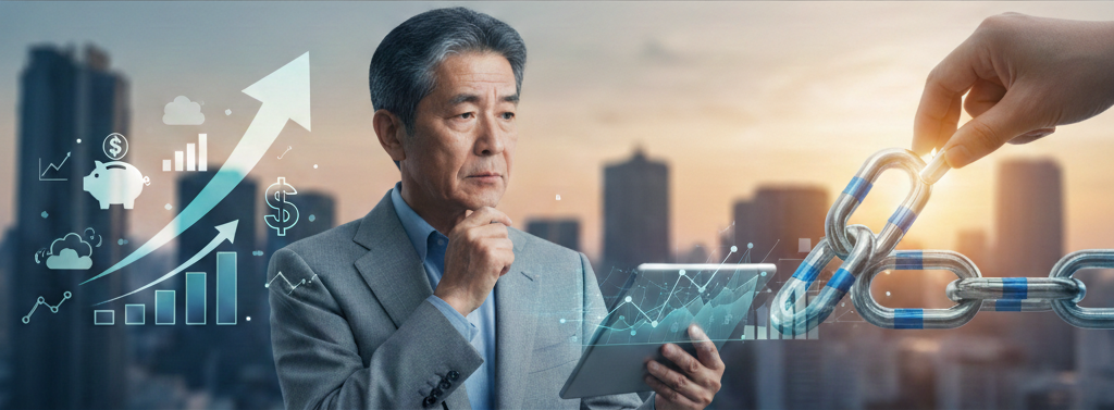 投資検討イラスト