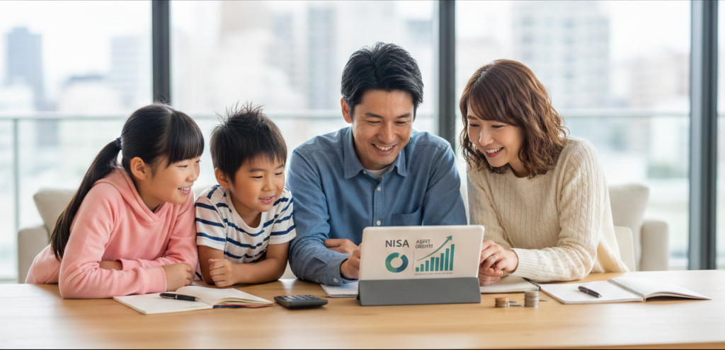 夫婦・親子でNISAを活用する戦略的な画像