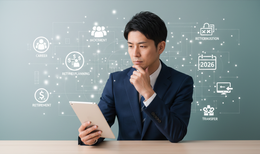 転職・退職の検討イラスト