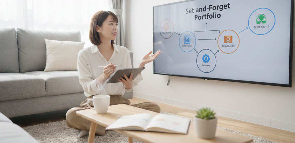 ポートフォリオの作り方イラスト